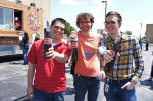 American Fidelity Colleagues Enjoy a Drink During Colleague Appreciation Week