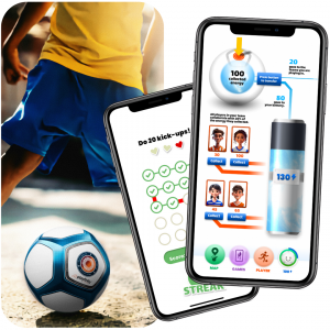 Elevate your outdoor fun! This football ⚽ and its free app is filled with interactive games and immersive sound effects. All levels are welcome - grab the ball, pick a game and connect with a global football community. Become an all-star player in both t