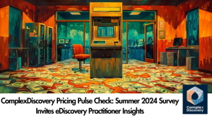 Complex Discovery Pricing Survey 2024 Summer