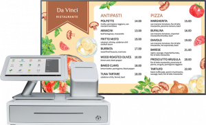 SmarterSign Digital Menu Board and Clover POS