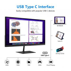 Image of the INNOCN 24 Inch USB Type C 100Hz Essential Monitor, featuring sleek design and versatile connectivity options for home and office use.