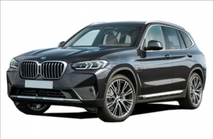 A picture of a black 2024 BMW X3