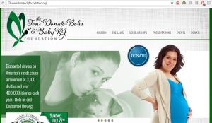 Website of The Toni Donato-Bolisand Baby RJ Foundation, which benefited from the Lauletta Birnbaum Tournament