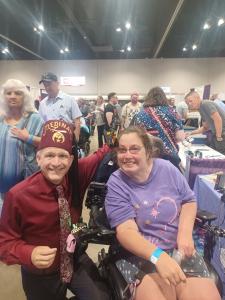 James Dobbs, VP of Wilmette Freemason Lodge, Volunteers at Shriner’s Hospital Booth During the Chicago Abilities Expo