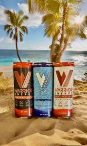 Warrior energy drink and warrior alkaline water
