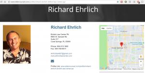 Richard Ehrlich Estate Planning Attorney in Florida Attorney Profile at Eldercounsel