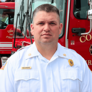 A photo of Chief Brian Woodward of Coweta Fire Department.