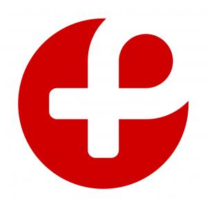 The Icon for Positive Health Network is a letter P, stylized AIDS ribbon and a Plus sign