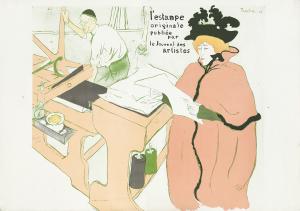 Henri de Toulouse-Lautrec, L’Estampe Originale. 1895. Est: $70,000-$90,000.
