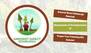 Arborist Direct Edinburgh Reminds Homeowners of the Importance of Proper Tree Trimming this Summer