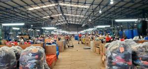 Secondhand clothes sorting facility, clothing reuse, circular economy