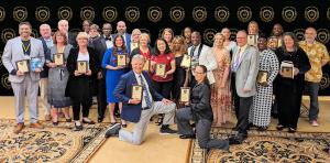 Vera Harris with other winners at the Las Vegas PenCraft Book Award Ceremony  2024