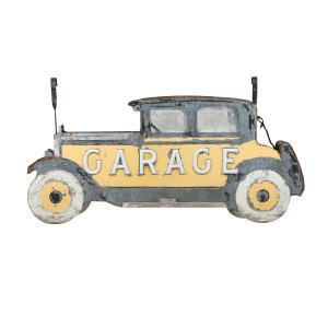 1920s two-sided, three-dimensional lighted ‘Garage’ sign from the Ancaster Ford-Essex Garage in Canada, an important North American treasure in advertising (CA$70,800).