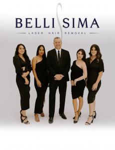 Bellissima Laser Hair Removal owner with laser hair removal team