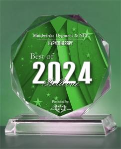 Mindworks Hypnosis & NLP Receives 2024 Best of Bellevue Award