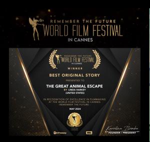 It was awarded the Best Original Story at the prestigious Remember the Future World Film Festival in Cannes.