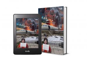 The Kindle and hardback editions of Final Flight: Queen of Air book published by Bravo Zulu Publishers.