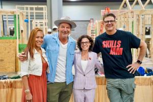 Reality Stars Ty Pennington and Yolanda Gampp Team Up On Location During Production of Teen Docu-Series