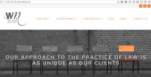 Website of Law Firm Wallace Meyaski, K. Todd Wallace