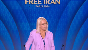 Izabela Konopacka, "I believe that the Iranian people too will see their wall of oppression crumble soon. In my recent audience with Madam President, I was immediately struck by her dedication, courage, and intellect. Her leadership is truly remarkable."