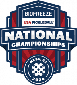 2024 BioFreeze USA Pickleball National Championships Logo