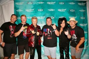 Miracles for Kids long-time supporters Bryan Reese, Aaron Ryan, Matt Kuhn, & David Nava with Rockstar legends Billy Idol & Steve Stevens