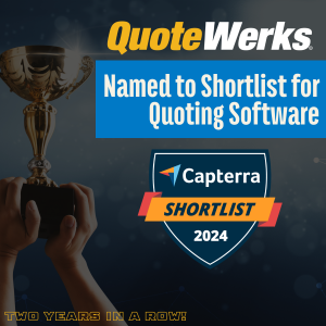 We're incredibly excited to announce that QuoteWerks has been named to the Capterra Shortlist for Quoting Software in 2024