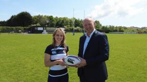 Colin Lynch and Aoibheann Reilly Launching the EPS Global Athlete Partnership Programme