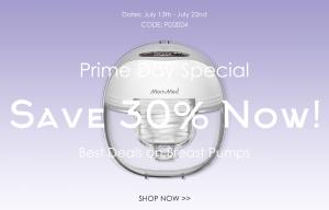 MomMed Unveils Prime Day Sale: 30% off on all breast pumps