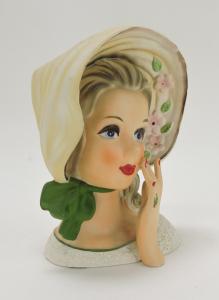 Royal Crown Japan lady head vase 3477, 7 inches tall. Estimate: $400-$600; minimum bid $1.