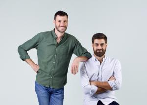 Acquisit, a Dubai-based growth marketing agency, Co-Founders Timothee Desormeaux, left, and Edouard Daou, right