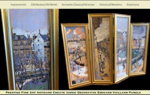 Prestige Fine Art Artisans Create Iconic Decorative Edouard Vuillard Panels for Art Collector