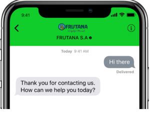 FRUTANA S.A. Adopts Apple Business Messages for Enhanced Customer Engagement