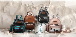 Wrangler Cow Print Mini Backpack