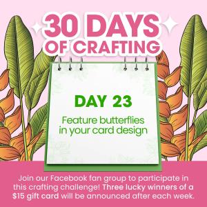 Altenew's 30 Days of Crafting Challenge offers daily creative prompts.