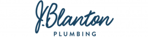 J. Blanton Plumbing logo featuring a water drop with a city skyline inside, highlighting their sewer line repair services in Chicago, catch basin cleaning, and emergency plumber expertise as they join the Lincoln Square Ravenswood Chamber of Commerce.