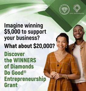 DDG Grant Announcement - Flyer with Entrepreneurs