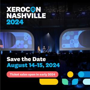 Xerocon Nashville 2024 promotional graphic