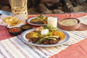 A meal from Rodrigo's Mexican Grill in Southern California