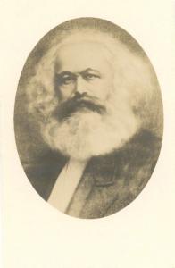 Original silver print Meserve photograph of Karl Marx (1818-1883), the German philosopher, economist and revolutionary who co-wrote The Communist Manifesto and Das Kapital (est. $600-$750).