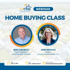 Consumer Advocates for Home Buyers Offer a Free Virtual Class on Home Buying July 23, 2024