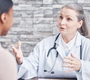 Figure 3 Physician Talking with Pa atient About Using Medications to Threat Opioid Use Disorder