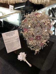 Orange County Fair featuring the Irvine Wedding and the custom Brooch Bouquet by Glam Bouquet