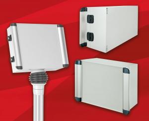 ROLEC's robust IP 66 commandCASE for industrial control systems/machine building