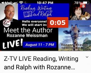 Live TV show booked featuring Rozanne Weissman interview