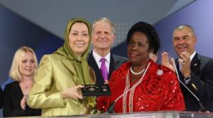 In 2007, Jackson Lee by speaking at a gathering in Paris, expressing her support for the Iranian Resistance and President-elect Maryam Rajavi. She stated, “I am thrilled to be able to send greetings to Mrs. Maryam Rajavi and those who believe in democracy for Iran.”