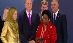 Mrs. Rajavi, "In her honor, let us continue the fight for freedom and human rights. Sheila Jackson Lee’s life and legacy remind us that even, one person’s courage and dedication can make a profound difference.  Let us carry forward her spirit of hope and love.” 