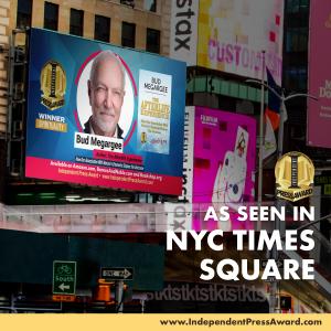 Bud Megargee's "The Afterlife Experience - How Our Association With Nature's Elements Shapes the Outcome" Featured in NYC's Times Square