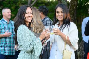 Guests enjoying the Sonoma County Wine Celebration kickoff events.