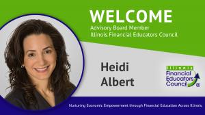 Image of Heidi Albert's Illinois Financial Educators Council Advisory Board Post